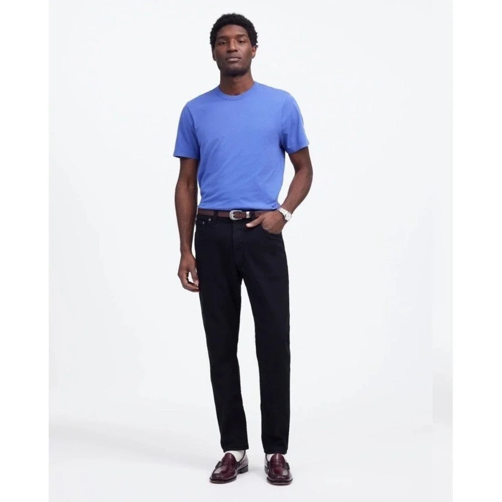 Madewell NWT Men's Athletic Slim Jeans Cool max Denim Black 31x30 - Picture 2 of 11